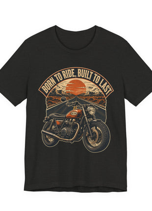 Born to Ride, Built to Last — Vintage Motorcycle Unisex T-Shirt