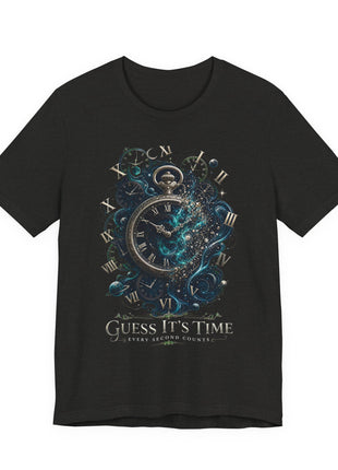 Every Second Counts — Cosmic Timepiece Unisex T-Shirt