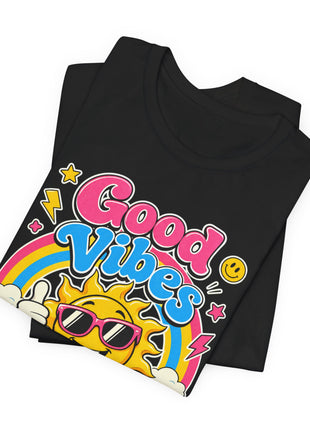 Good Vibes Only (No Exceptions) — Retro Fun Unisex T-Shirt