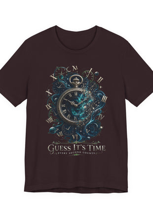 Every Second Counts — Cosmic Timepiece Unisex T-Shirt