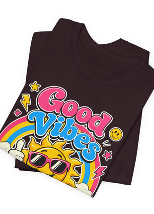 Good Vibes Only (No Exceptions) — Retro Fun Unisex T-Shirt