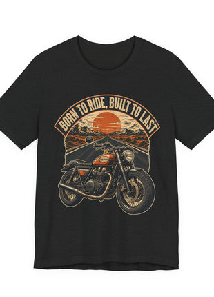 Born to Ride, Built to Last — Vintage Motorcycle Unisex T-Shirt