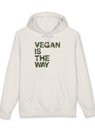 Vegan Is The Way Hoodie – Vegan Statement Hooded Sweatshirt